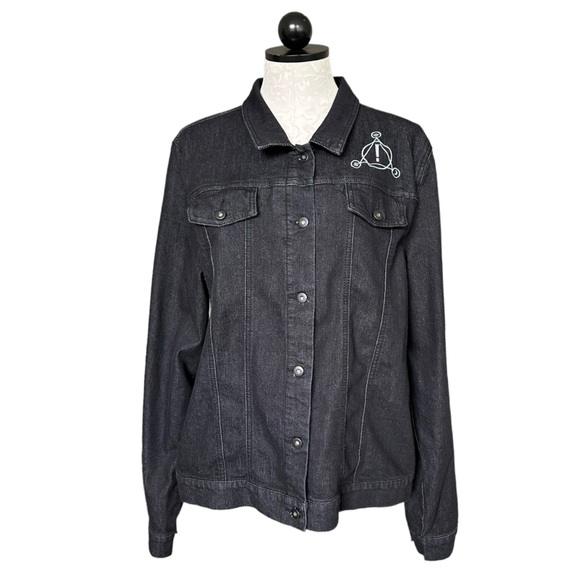 Hot Topic Panic at the Disco Denim Jacket Button Front & Cuffs & Waist Size 2XL - Picture 15 of 16